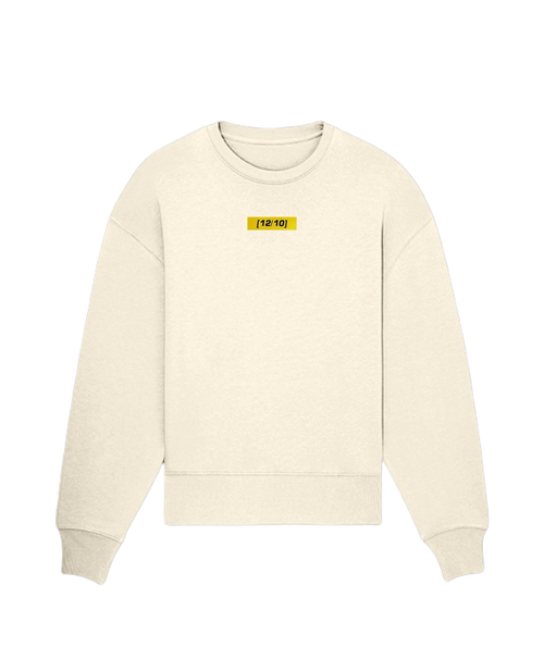 Minimal Beige Crewneck Sweatshirt