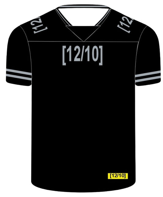 12/10 Graphic Black T-Shirt